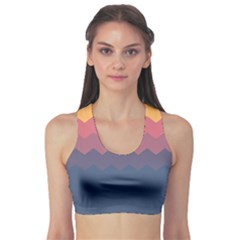 Fall Palette Sports Bra by goljakoff