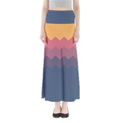 Fall Palette Full Length Maxi Skirt by goljakoff