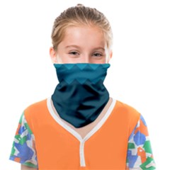 Flat Ocean Palette Face Covering Bandana (kids) by goljakoff