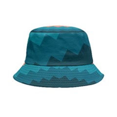 Flat Ocean Palette Inside Out Bucket Hat by goljakoff