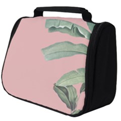 Palm Leaf On Pink Full Print Travel Pouch (big) by goljakoff