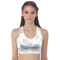 Pineapples Sports Bra by goljakoff