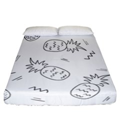 Pineapples Fitted Sheet (california King Size)