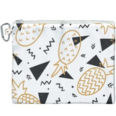 Golden Pineapples Canvas Cosmetic Bag (xxxl) by goljakoff