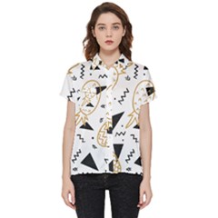 Golden Pineapples Short Sleeve Pocket Shirt by goljakoff