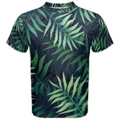 Green Leaves Men s Cotton Tee by goljakoff