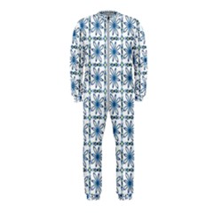 Azulejo Style Blue Tiles Onepiece Jumpsuit (kids) by MintanArt