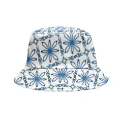 Azulejo Style Blue Tiles Bucket Hat by MintanArt