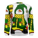 Christmas Snowman  Men s Long Sleeve Tee View2