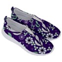 Floral blue pattern  No Lace Lightweight Shoes View3