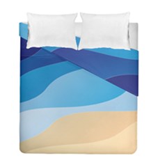 Illustrations Waves Line Rainbow Duvet Cover Double Side (full/ Double Size)