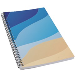 Illustrations Waves Line Rainbow 5 5  X 8 5  Notebook by Alisyart