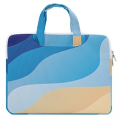 Illustrations Waves Line Rainbow Double Pocket Laptop Bag