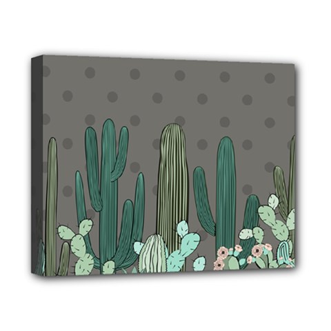 Cactus Plant Green Nature Cacti Canvas 10  X 8  (stretched)