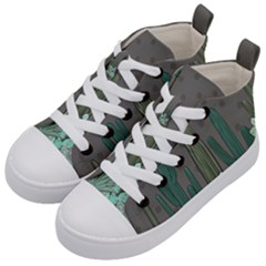 Cactus Plant Green Nature Cacti Kids  Mid-top Canvas Sneakers