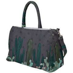 Cactus Plant Green Nature Cacti Duffel Travel Bag by Mariart