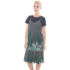 Cactus Plant Green Nature Cacti Camis Fishtail Dress by Mariart