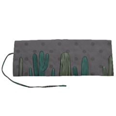 Cactus Plant Green Nature Cacti Roll Up Canvas Pencil Holder (s) by Mariart