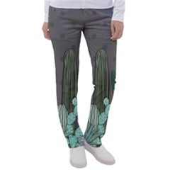 Cactus Plant Green Nature Cacti Women s Casual Pants