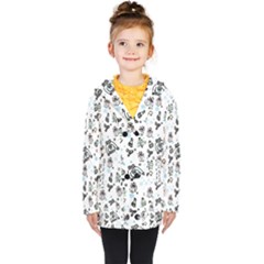 Winter story patern Kids  Double Breasted Button Coat