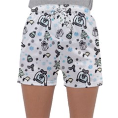 Winter story patern Sleepwear Shorts