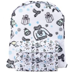 Winter Story Patern Giant Full Print Backpack by MintanArt