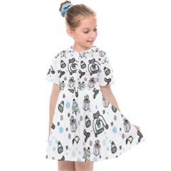 Winter story patern Kids  Sailor Dress