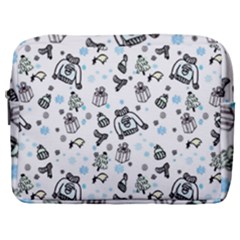 Winter story patern Make Up Pouch (Large)