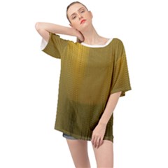 Golden Oversized Chiffon Top by impacteesstreetweargold