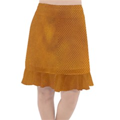 Golden Slumber Fishtail Chiffon Skirt