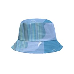 Online Woman Beauty Blue Inside Out Bucket Hat (kids)