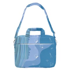 Online Woman Beauty Blue Shoulder Laptop Bag