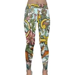 The Illustrated Alphabet - R - By Larenard Classic Yoga Leggings