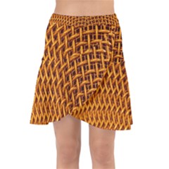 Golden 6 Wrap Front Skirt by impacteesstreetweargold