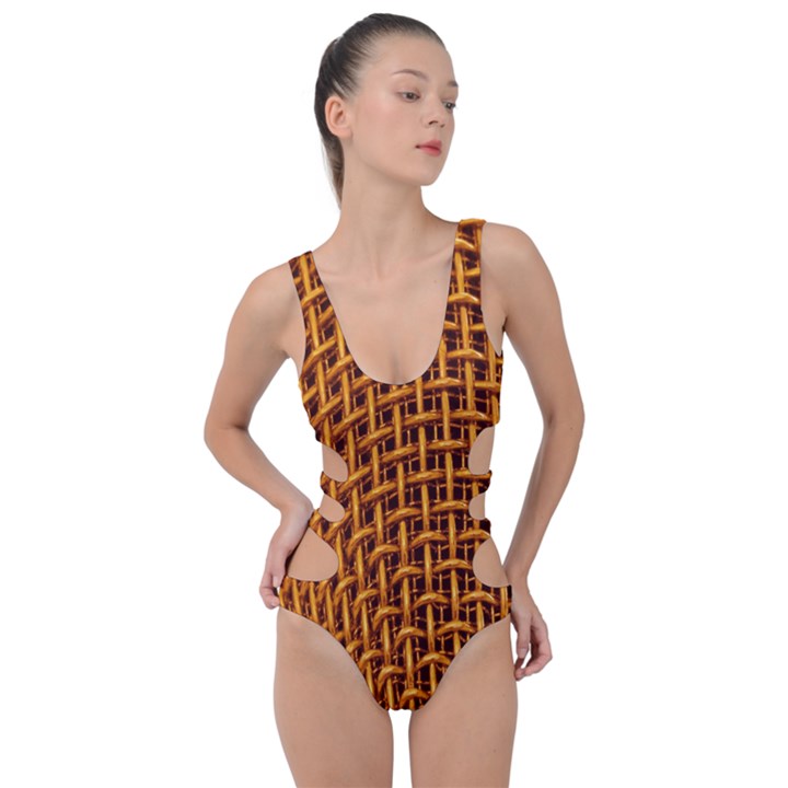 Golden 6 Side Cut Out Swimsuit