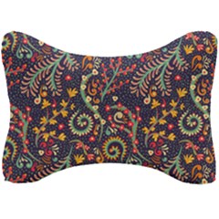 Pretty Baatik Print Seat Head Rest Cushion by designsbymallika