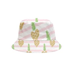 Heart Pineapple Bucket Hat (kids) by designsbymallika