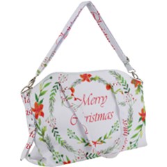 Merry Christmas Canvas Crossbody Bag by designsbymallika