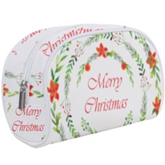 Merry Christmas Makeup Case (large) by designsbymallika