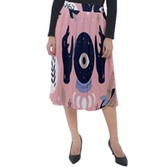 Astrology Classic Velour Midi Skirt 