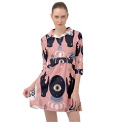 Astrology Mini Skater Shirt Dress