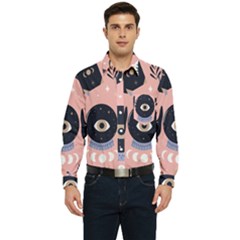 Astrology Men s Long Sleeve Pocket Shirt 