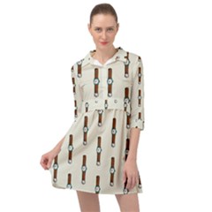 Watch Love Mini Skater Shirt Dress by designsbymallika