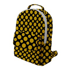 Dot Dots Dotted Yellow Flap Pocket Backpack (large) by impacteesstreetwearten