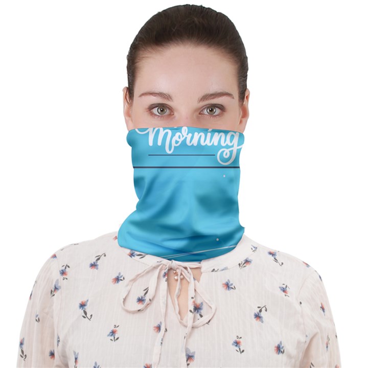 Background Good Morning Face Covering Bandana (Adult)