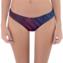 Illustrations Space Purple Reversible Hipster Bikini Bottoms by Alisyart