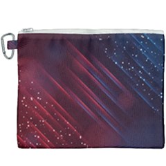 Illustrations Space Purple Canvas Cosmetic Bag (xxxl)