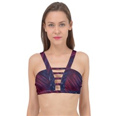 Illustrations Space Purple Cage Up Bikini Top by Alisyart