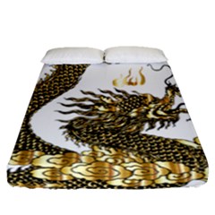 Dragon Animals Monster Fitted Sheet (queen Size)