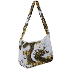 Dragon Animals Monster Zip Up Shoulder Bag by HermanTelo